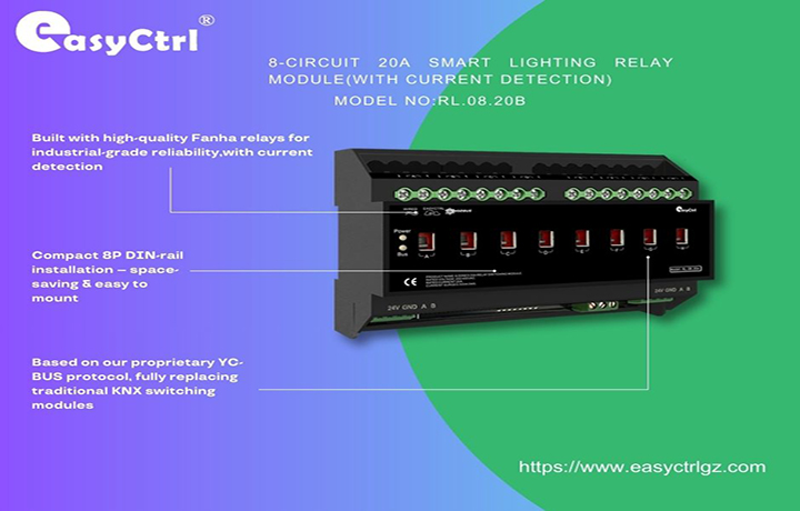 8-Channel 20A Switch Actuator Module